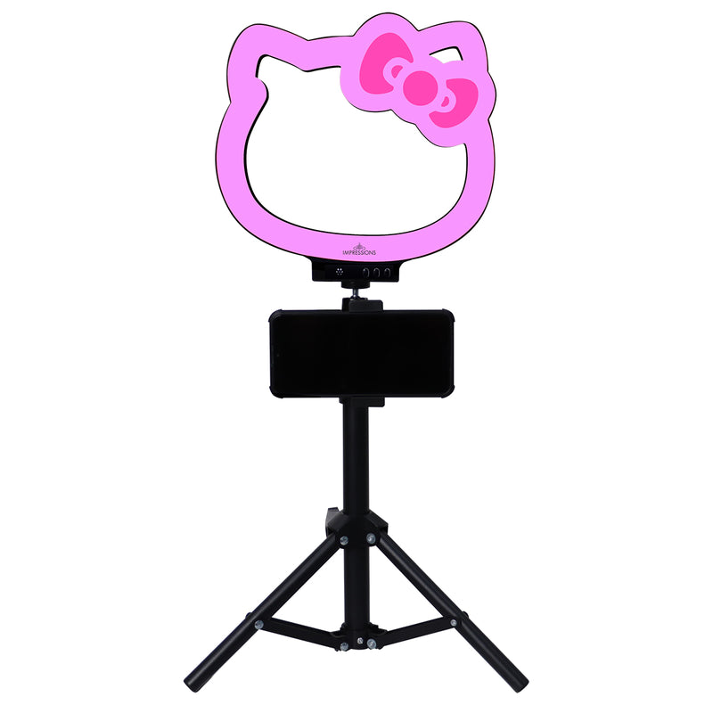 Hello Kitty® Supercute 10” RGB Desktop Ring Light with Tripod - Elegancia