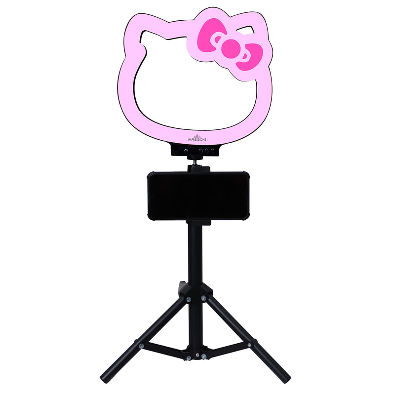 Hello Kitty® Supercute 10” RGB Desktop Ring Light with Tripod - Elegancia