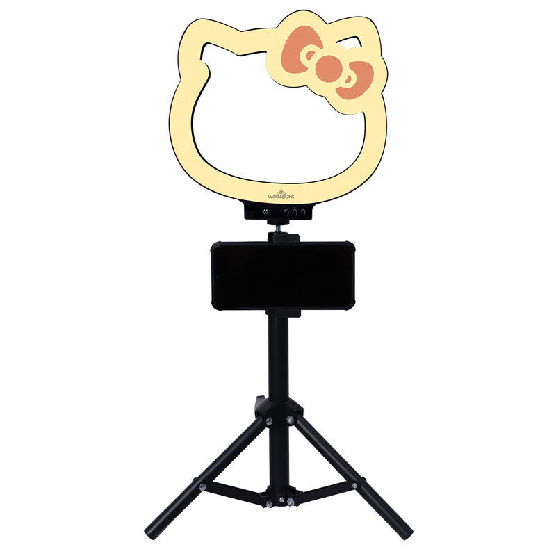 Hello Kitty® Supercute 10” RGB Desktop Ring Light with Tripod - Elegancia