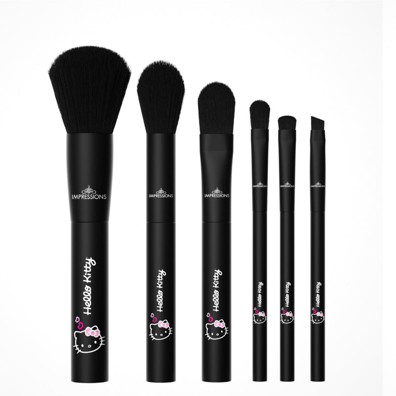 Hello Kitty® "Just Slay" 6-PC BRUSH SET - Elegancia