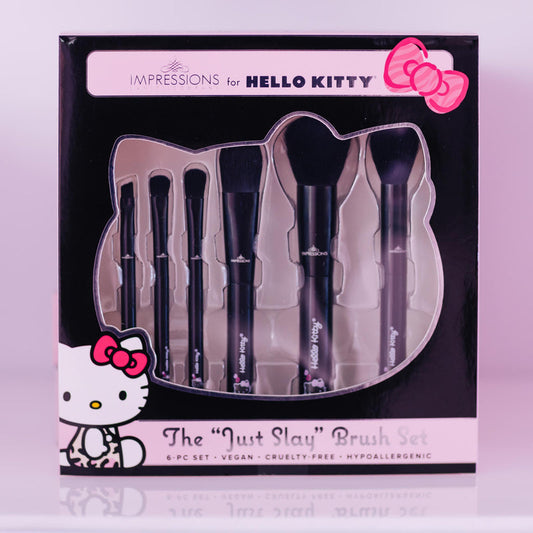 Hello Kitty® "Just Slay" 6-PC BRUSH SET - Elegancia