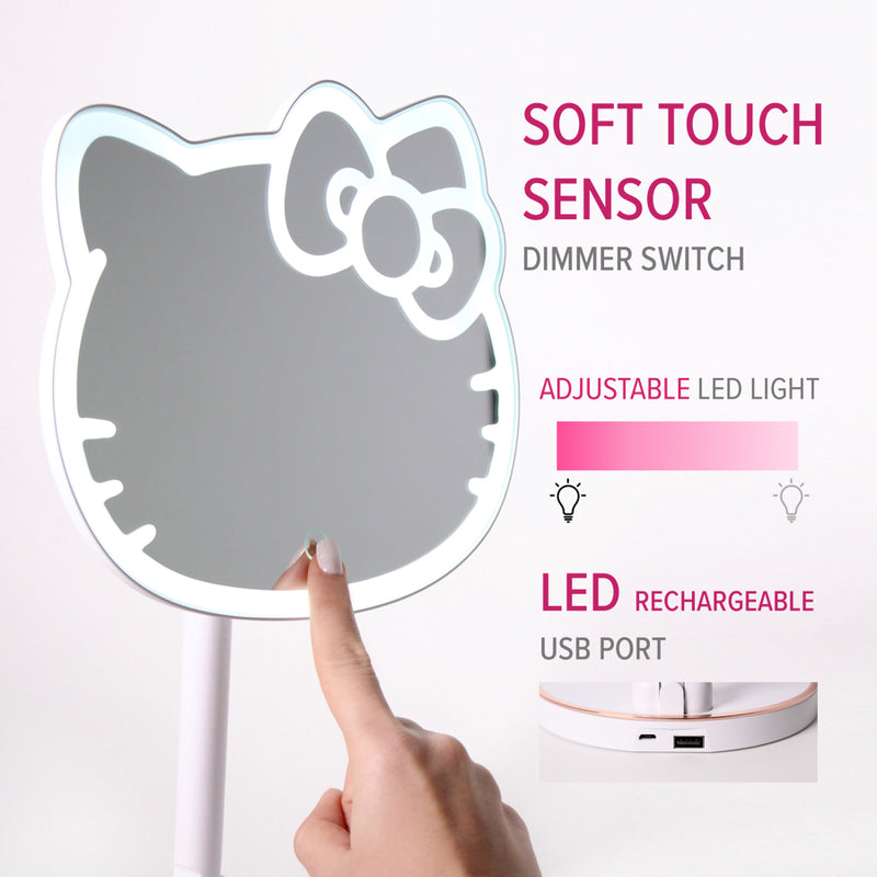 Hello Kitty LED Rechargeable Makeup Mirror - Elegancia