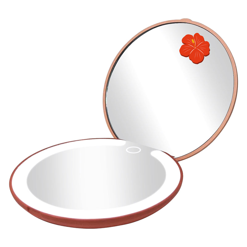 Stitch LED Rechargeable Compact Mirror - Elegancia
