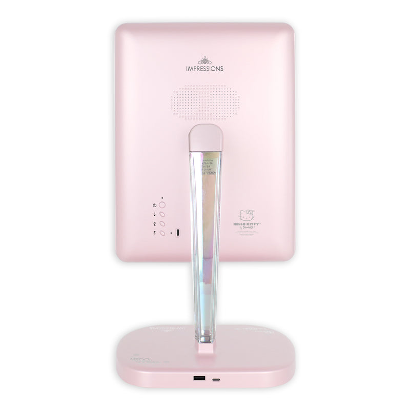 Hello Kitty® Touch Pro 2.0 LED Makeup Mirror with Qi Charging Base - Elegancia