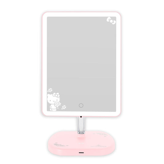 Hello Kitty® Touch Pro 2.0 LED Makeup Mirror with Qi Charging Base - Elegancia