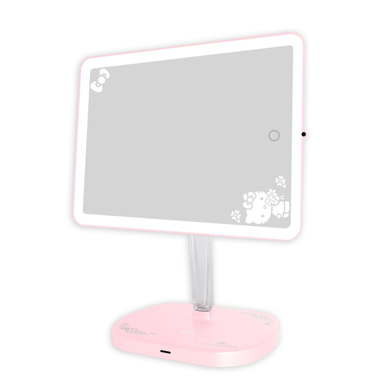 Hello Kitty® Touch Pro 2.0 LED Makeup Mirror with Qi Charging Base - Elegancia