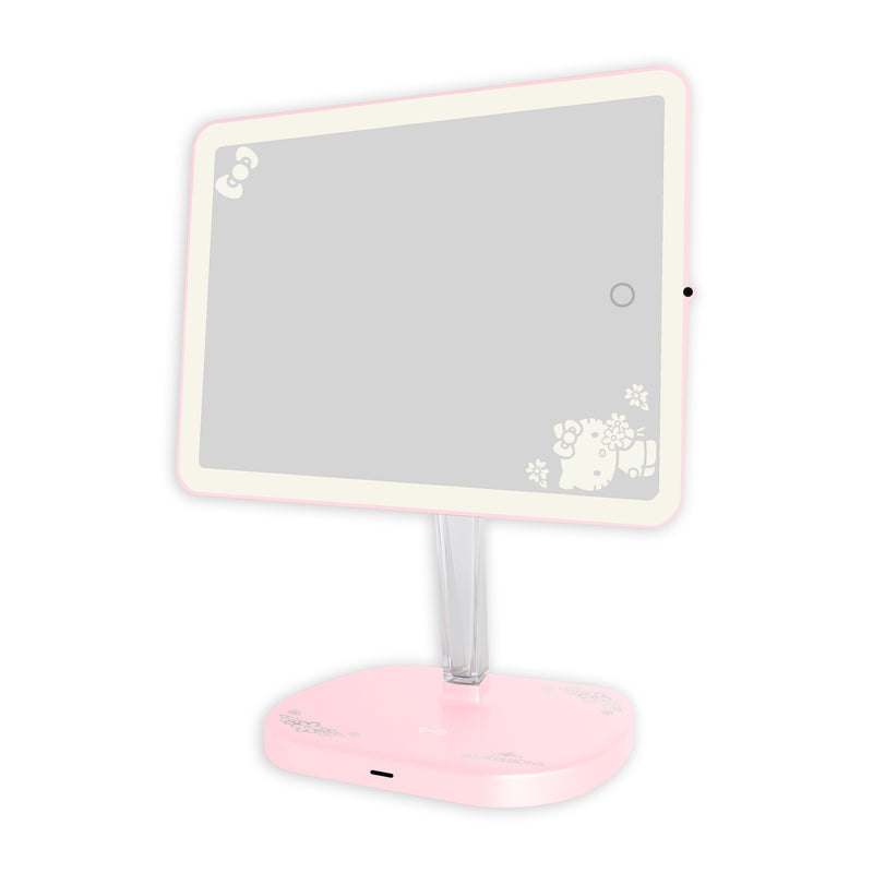 Hello Kitty® Touch Pro 2.0 LED Makeup Mirror with Qi Charging Base - Elegancia