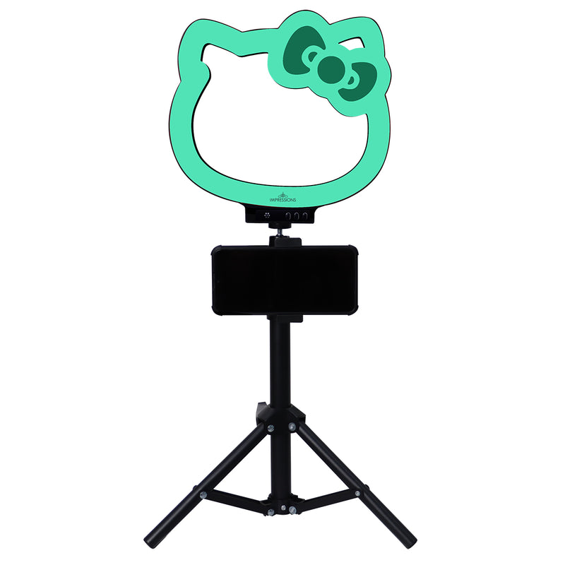 Hello Kitty® Supercute 10” RGB Desktop Ring Light with Tripod - Elegancia 