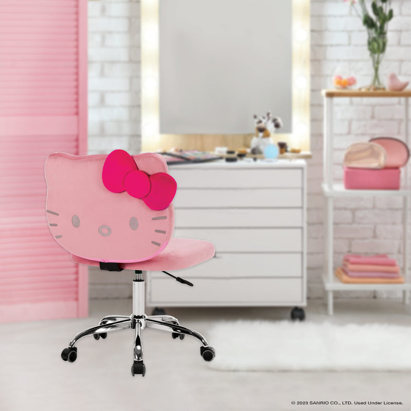 Hello Kitty® Kawaii Swivel Vanity Chair - Elegancia 