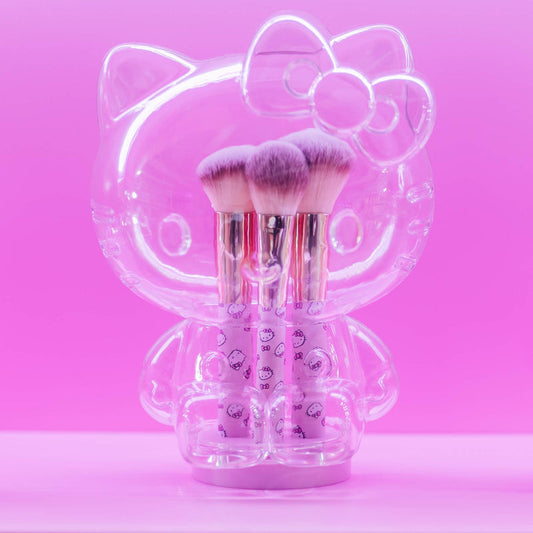 Hello Kitty® "Supercute Signature" 6-PC Brush Gift Set - Elegancia 