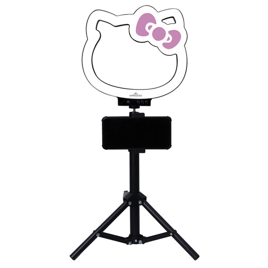 Hello Kitty® Supercute 10” RGB Desktop Ring Light with Tripod - Elegancia 