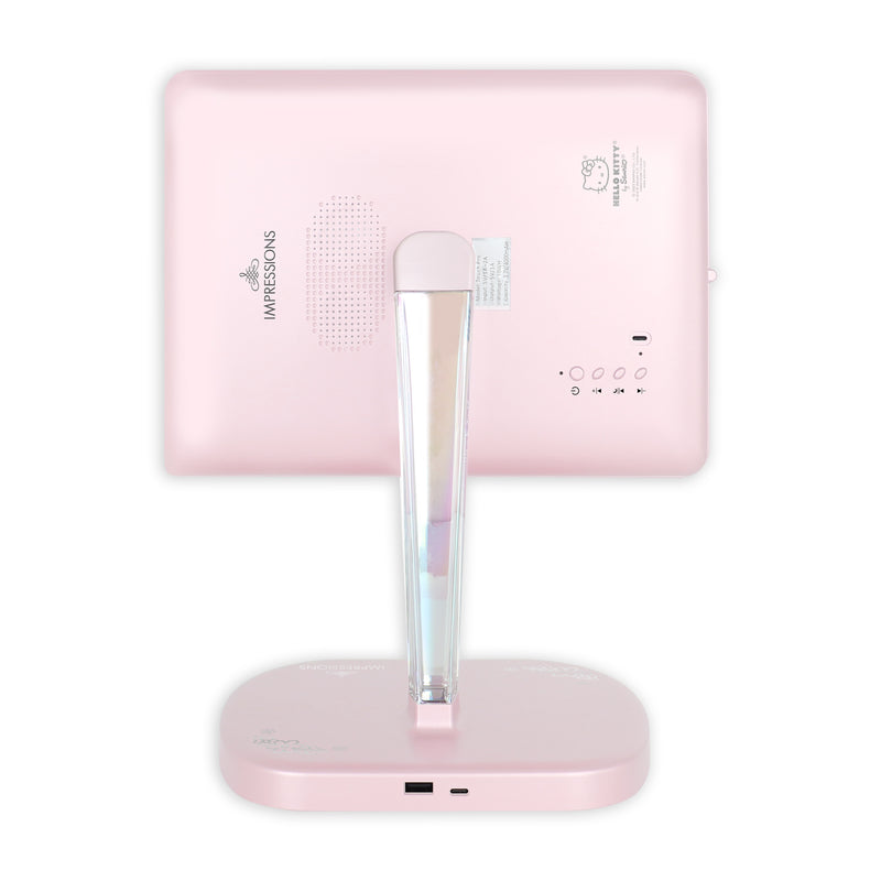 Hello Kitty® Touch Pro 2.0 LED Makeup Mirror with Qi Charging Base - Elegancia 